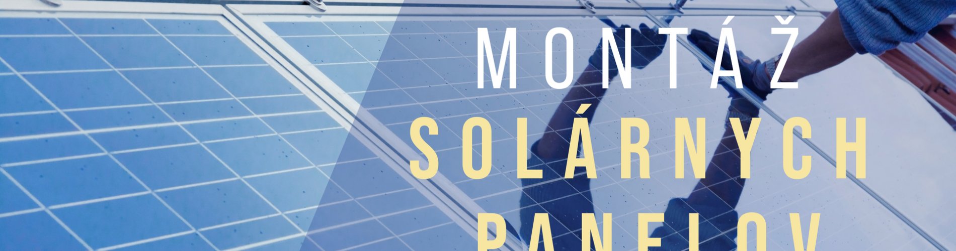 Montáž solárnych panelov