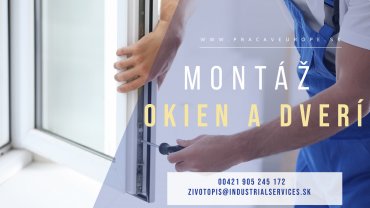 Poster montáže okien a dverí